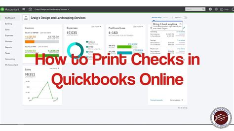 How do I Print a Check in QuickBooks Online? A Detailed Guide with Multiple Perspectives